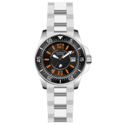U.S Master Polo Club USM-EF04-SL-BK-OE Men Analog Watch – 42mm Case, Rotatable Bezel, 3ATM Water Resistant